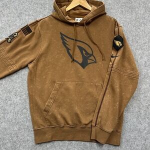 Nike NFL Arizona Cardinals Salute to Service Hoodie Mens Small Brown Pullover